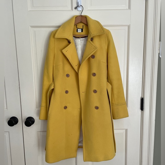J Crew Lady Day Topcoat with belt - Picture 6 of 6